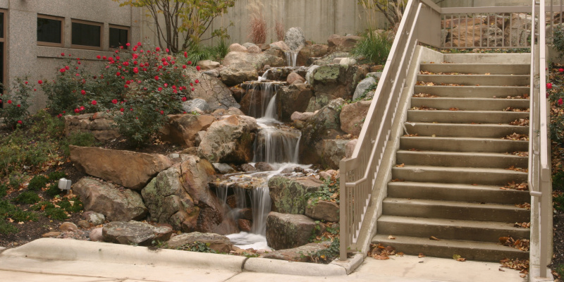 Waterfall Installation in Jonesborough, Tennessee